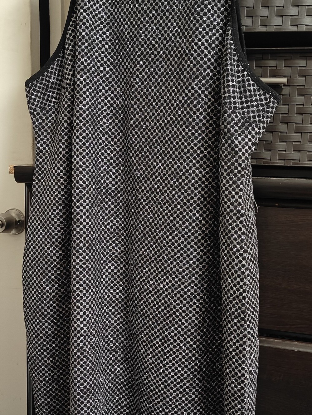 Sleeveless Black & Silver Women’s Dress